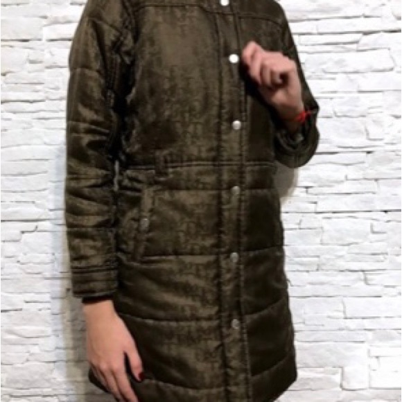 Vintage CHRISTIAN DIOR Monogram Trotter Puffer Coat Jacket Parka *RARE* - Picture 5 of 16